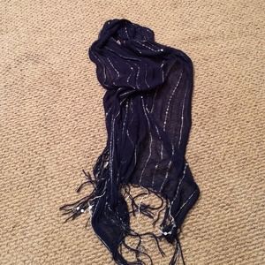 Navy scarf
