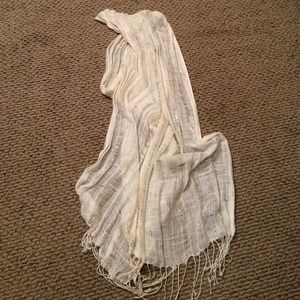 Cream scarf