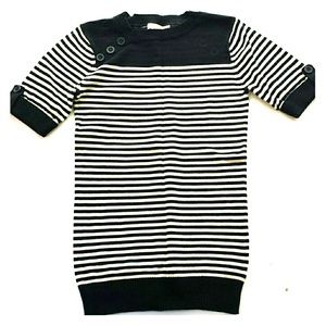 Black and Cream Stripe Sweater