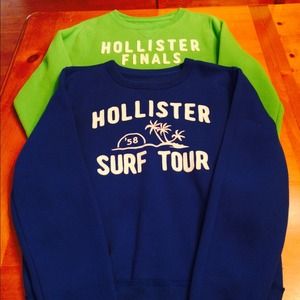 2 Hollister sweatshirts