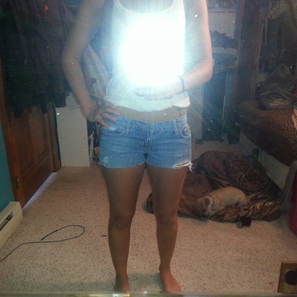 Cut off hollister shorts