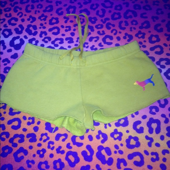 Victoria's Secret pink rare rainbow shorts - Picture 3 of 4