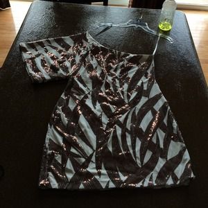 PRICE DROP One Shoulder Sleeved Dress