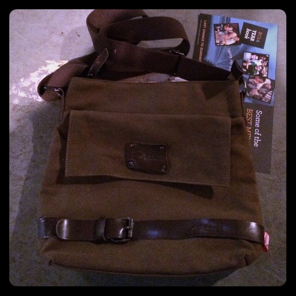 Brown Canvas Bag! NWOT