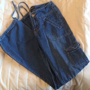 Vintage cargo bebe jeans