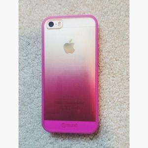 pink iPhone 5s ombré protective case