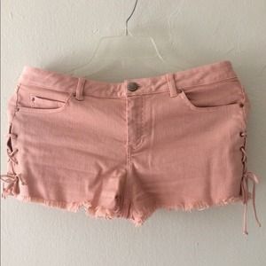 Zara pink short jeans