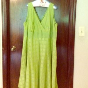 Bundle. Black ego dress& Lime sleeveless dress.