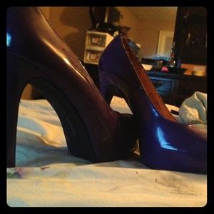 Purple High Heels