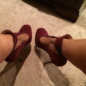 Lamb blade platform shoes