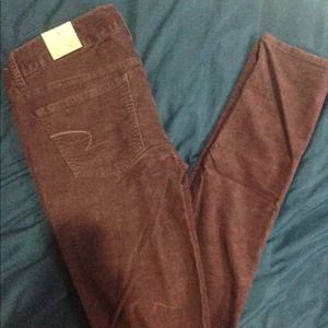 American eagle purple jeggings