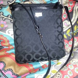 Black coach crossbody