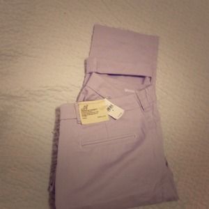 Sold!!Lilac colored "Broken-In Straight" pant/crop