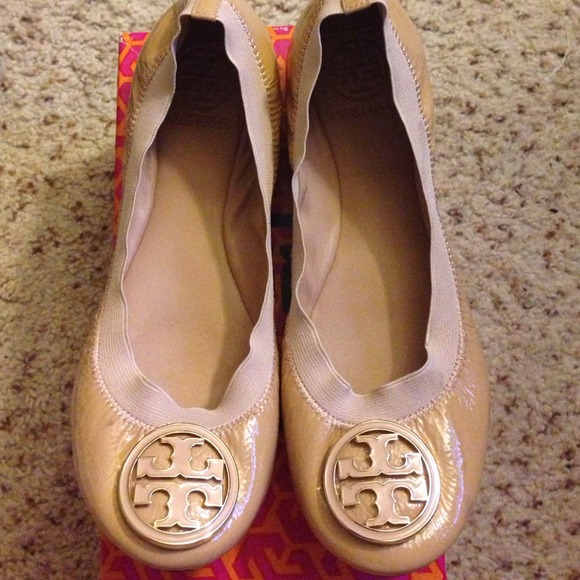 Tory Burch caroline elastic trim flats