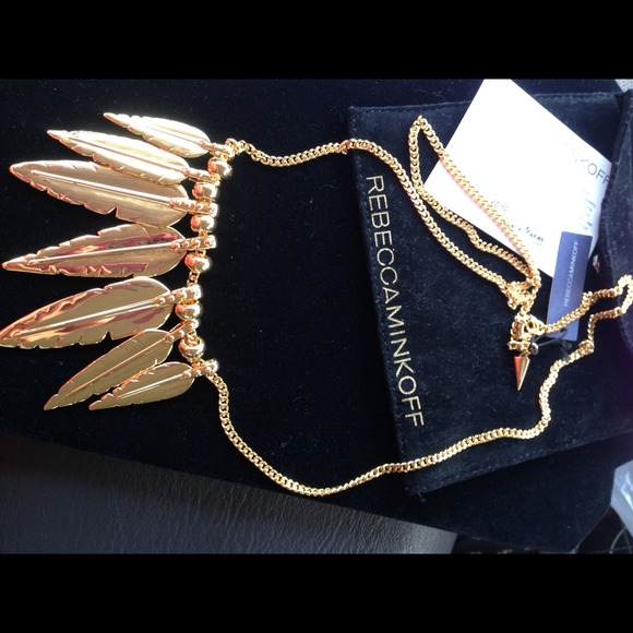 Rebecca Minkoff Jewelry - REBECCA  MINKOFF Feather necklace