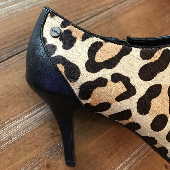 Calvin Klein -  Calf Hair Bootie - Picture 3 of 8