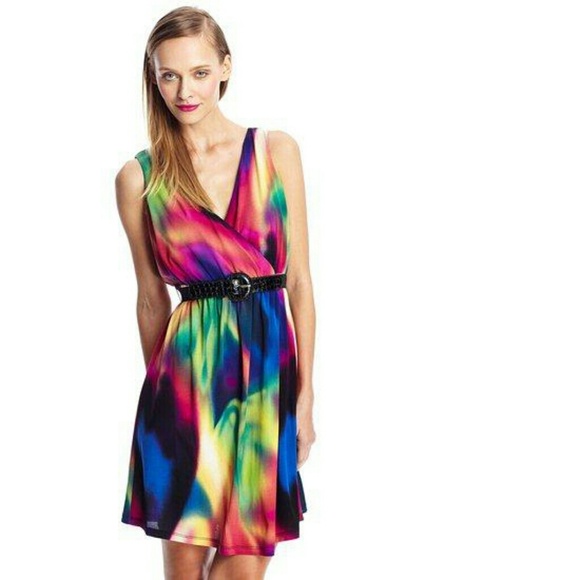Emma and Michelle Tie Dye Sleeveless Dress