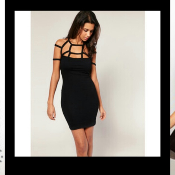 Asos black dress