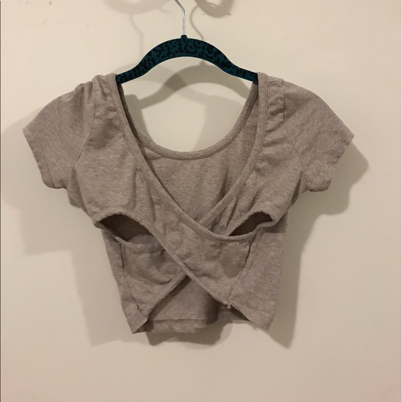 Brandy Melville Tops - ❌SOLD❌New Brandy Melville criss cross crop top