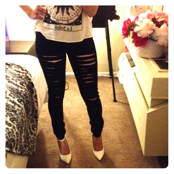 Black jeans.