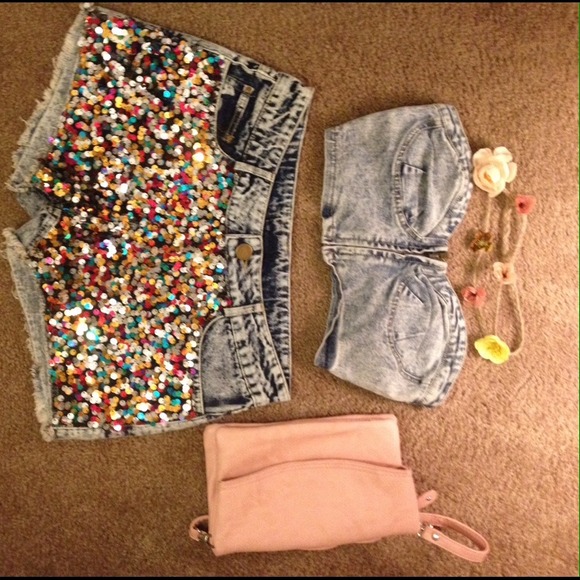sequins shorts!!😍😍