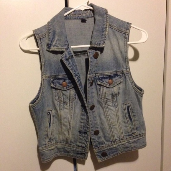 American Eagle Outfitters denim vest