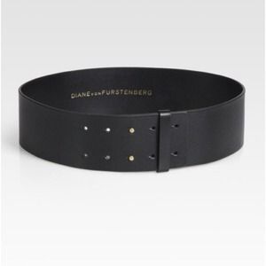 Diane von Furstenberg Jill leather belt