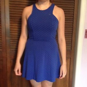 NWT American Eagle polka dot cutout dress