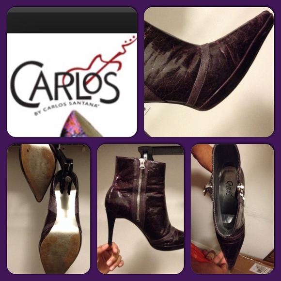 SOLD IN BUNDLE💋CARLOS SANTANA DEEP PURPLE BOOTS💋