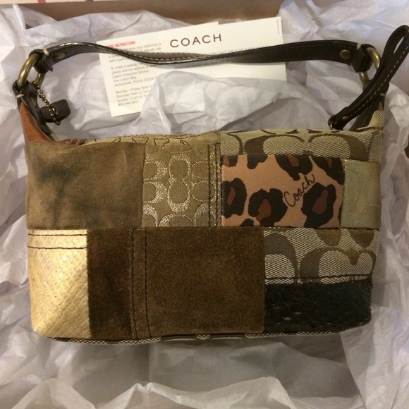 100% Authentic Coach patchwork handbag - Picture 3 of 4