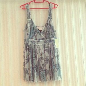 NEW Michael Kors Chiffon Empire Waist Blouse