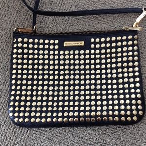 Rebecca Minkoff studded rocker black crossbody bag