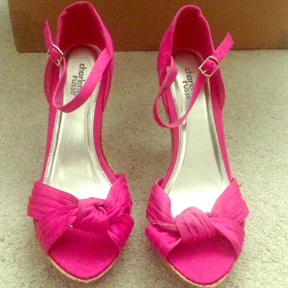 Pink heels