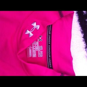 🎀 Under Armour Plus Size 2XL Pink Cancer ColdGear