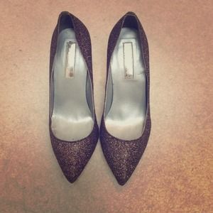 Multi sparkly Halston heels