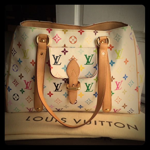 Authentic Louis Vuitton multi color Aurelia Mm - Picture 1 of 4