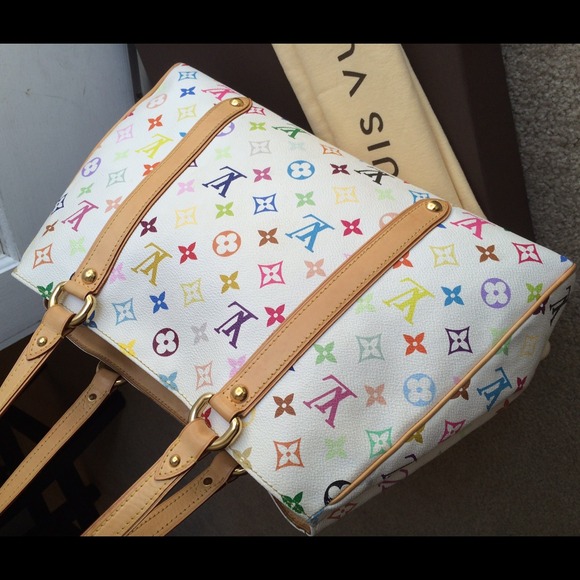 Authentic Louis Vuitton multi color Aurelia Mm - Picture 2 of 4