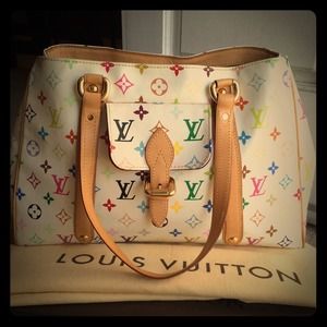 Authentic Louis Vuitton multi color Aurelia Mm