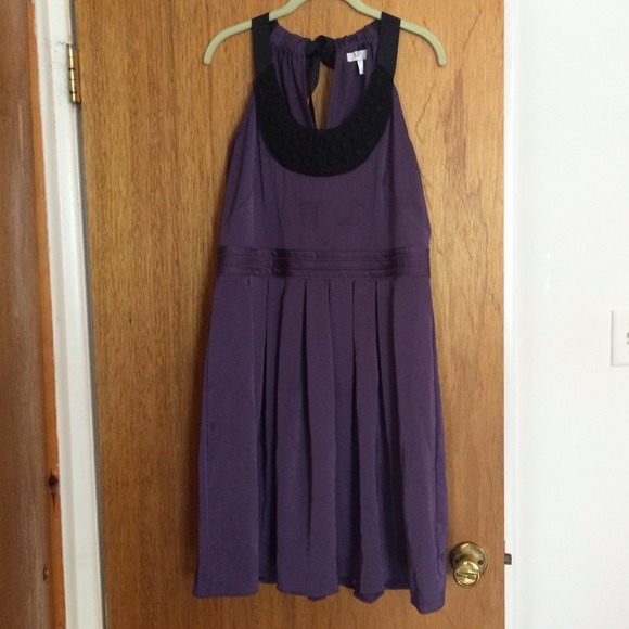 Ann Taylor Loft dress and white Steve Madden flats