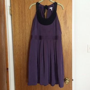 Ann Taylor Loft dress and white Steve Madden flats