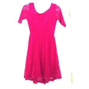 ❌SOLD❌Magenta lace dress