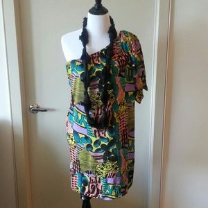 T-bags one shoulder dress