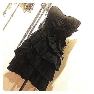 Ruffled tube dress