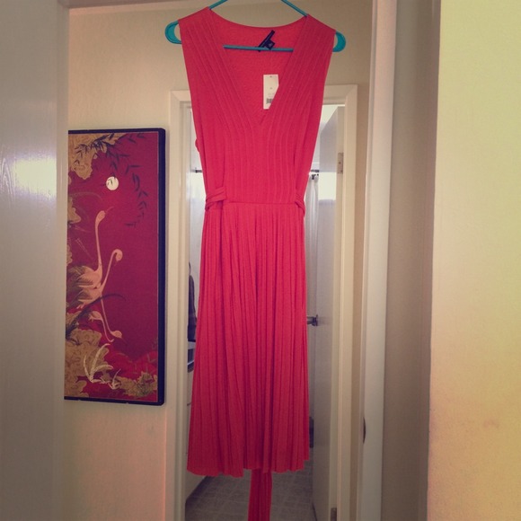 NWT Banana Republic red dress.