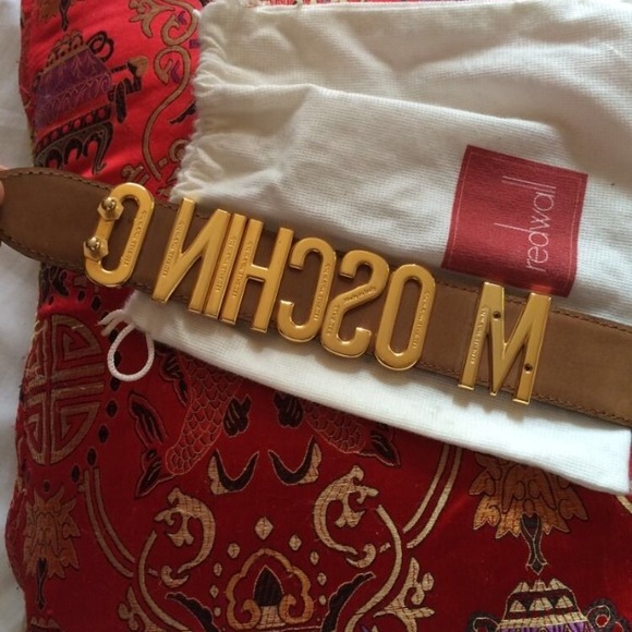 ? Authentic Redwall Moschino Belt ? NO TRADES !