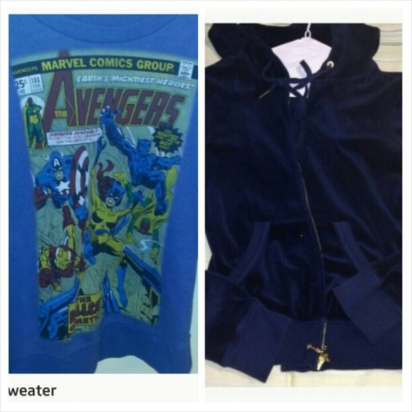 Blue juicy couture hoodie