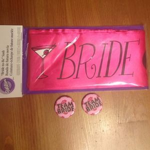 Bride to be Sash brand new + 2 Team bride