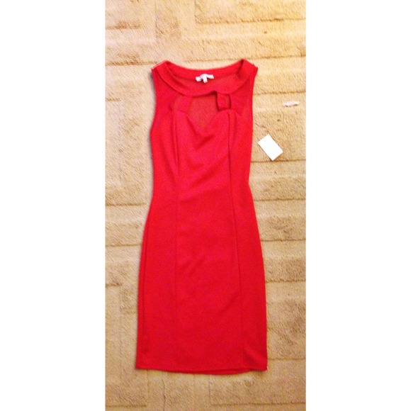 Charlotte Russe Dresses & Skirts - Hot Red Bodycon Dress