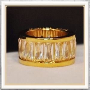 Michael Kors Gold Crystal Ring