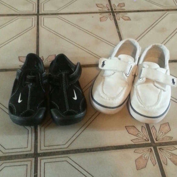 Toddler Nike Sandals (size:9) Toddler Polo Loafers